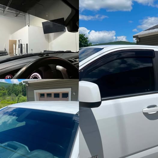 Window tinting install — Alternative Detailing Solutions