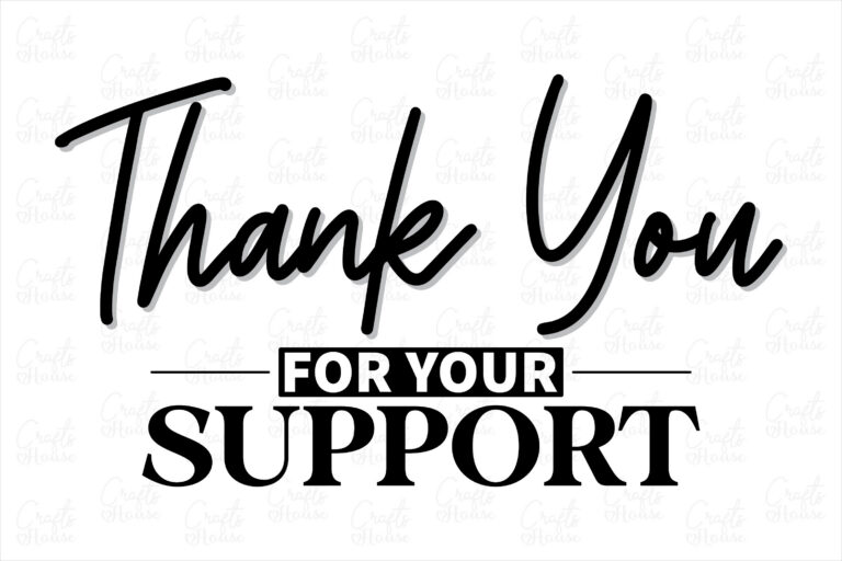 Thank you for your support