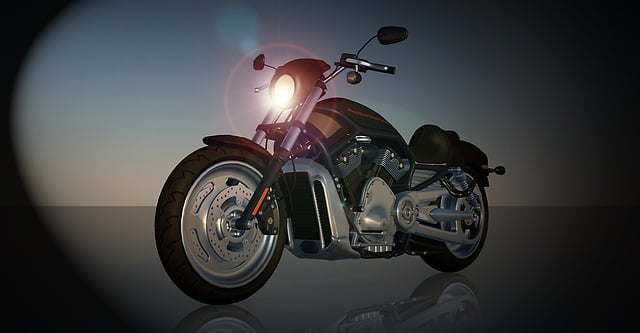 Motorcycle detailing — polished bike finish